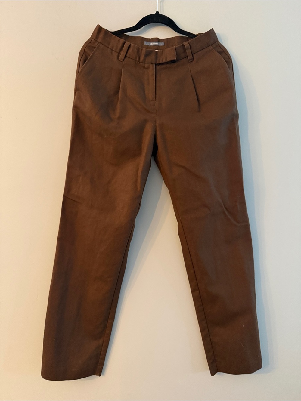 Liz Claiborne Cotton-Linen Blend Trousers - Size 6